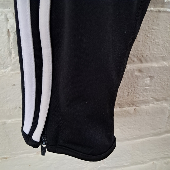 Adidas Tiro 11 Pant Black Joggers Soccer Striped Mens Size Medium Tapered Leg - Picture 3 of 9